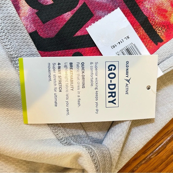 Old Navy Active Kids Go Dry XL 14-16 Youth Gray Basketball Sports Shirt - Picture 12 of 17